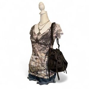 Graphic Star Print T-Shirt